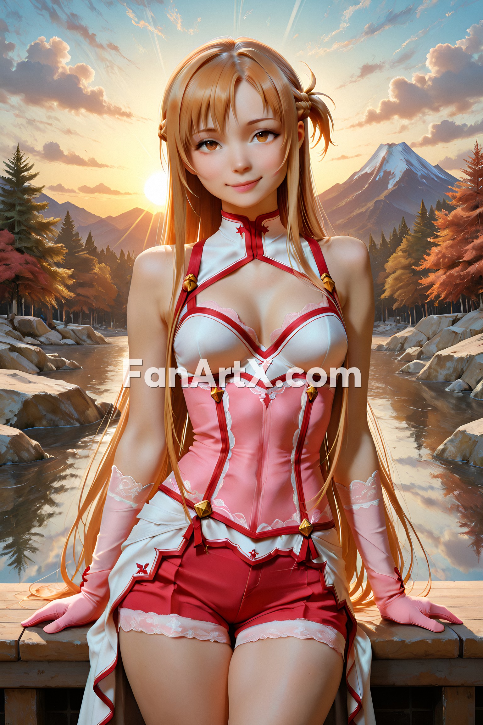Sao Asuna Yuuki Fanart - Sword Art Online character 1253565